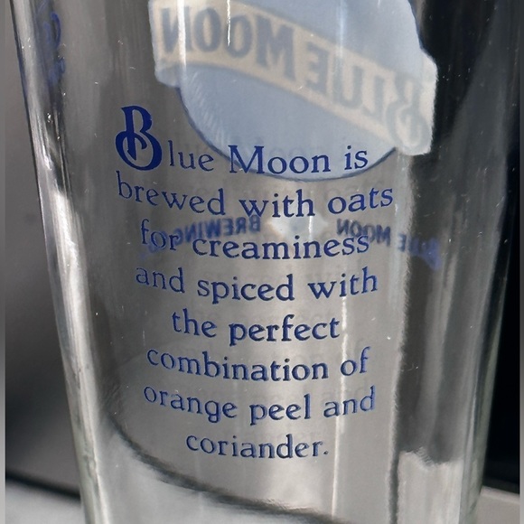 Blue Moon Brewing Co. Pilsner / Beer Glass - Picture 4 of 8